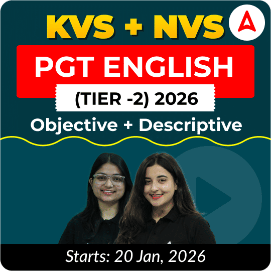 KVS + NVS | Selection Batch | English PGT (Tier -2) 2026 | Online Live + Recorded Classes by Adda247